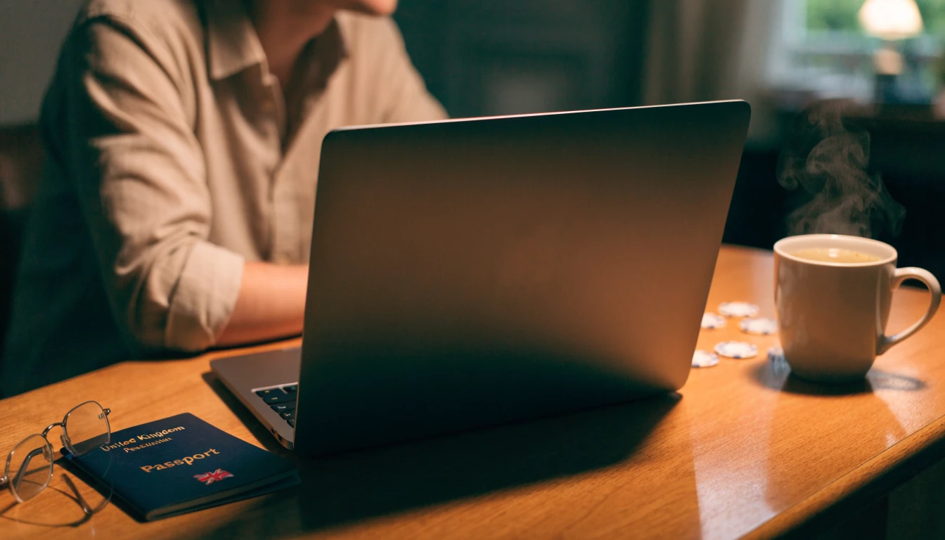 Player reviewing payment options on a laptop at home